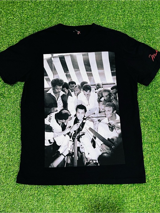 Muhammad Ali Other - Muhammad Ali Black Graphic T-Shirt G.O.A.T. - Fits Like Men's Large💎